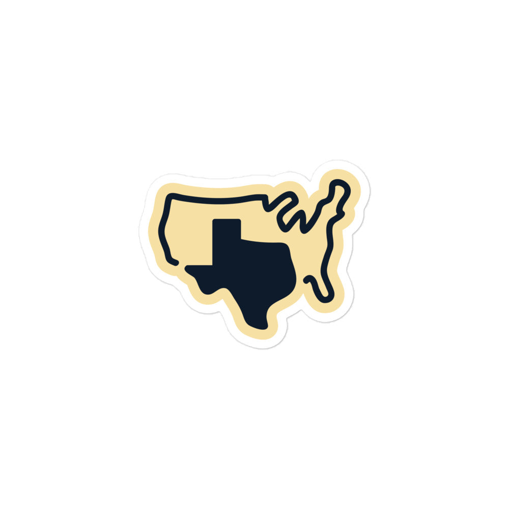 Tan Grand Texas Sticker