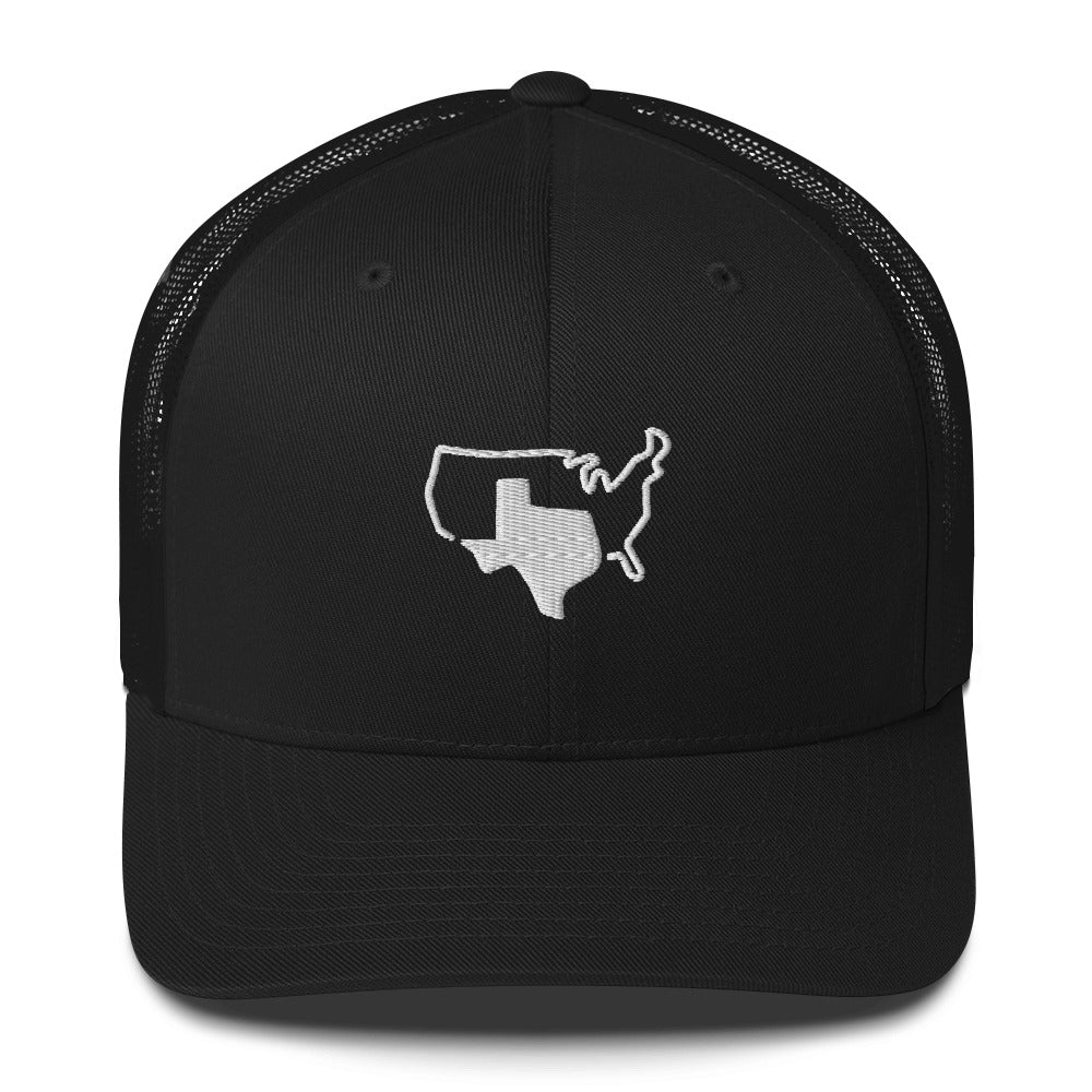 Grand Texas Trucker Hat in Black