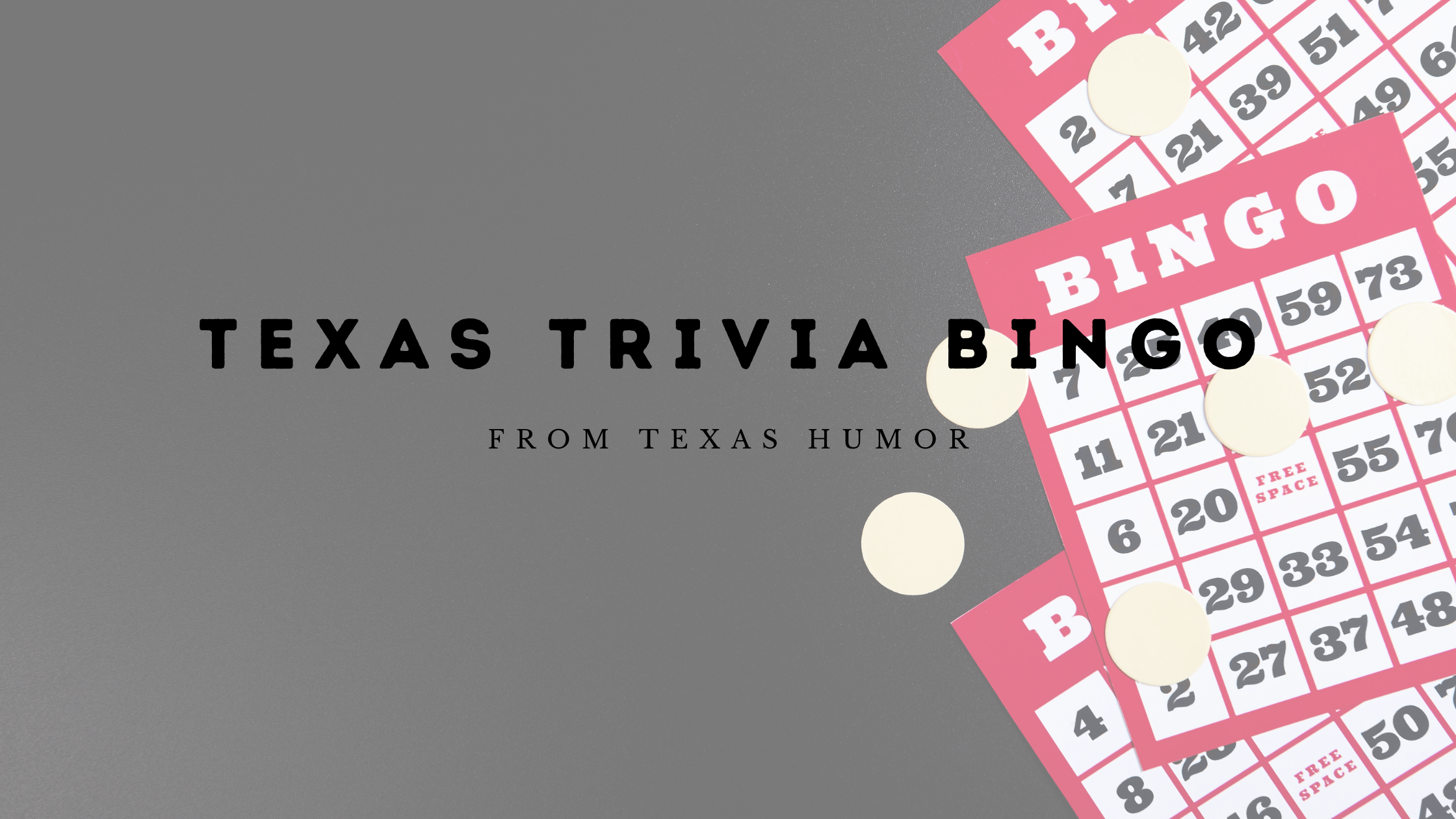 Texas Trivia Bingo