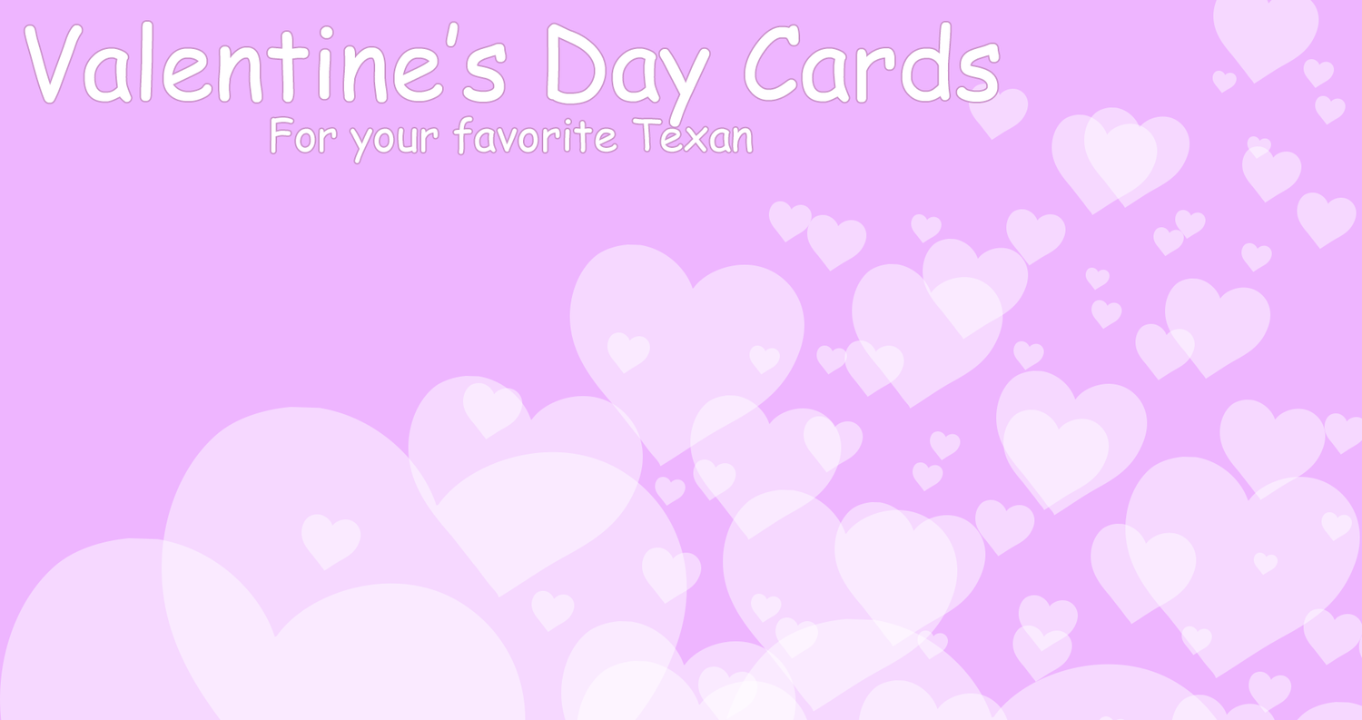 Texas Valentine E-Cards