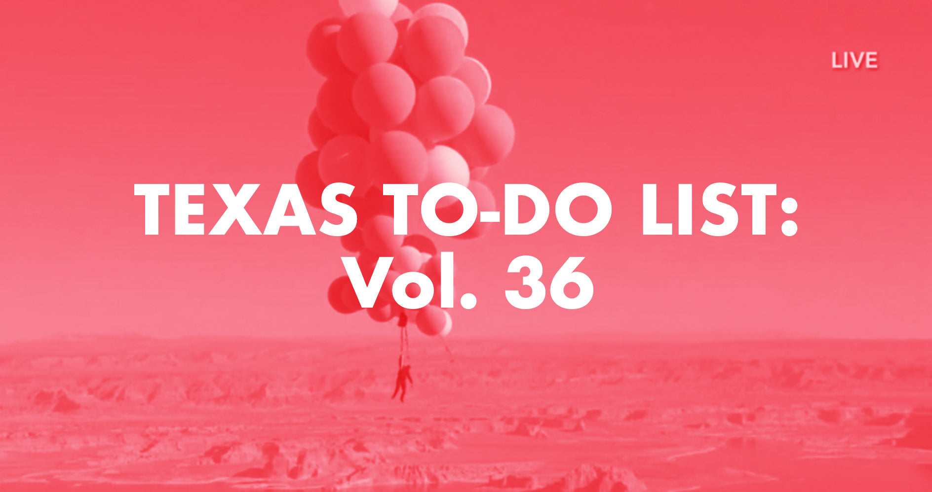 Texas To-Do List: Vol. 36