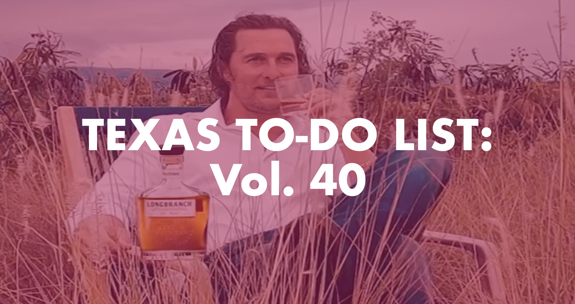 Texas To-Do List: Vol. 40