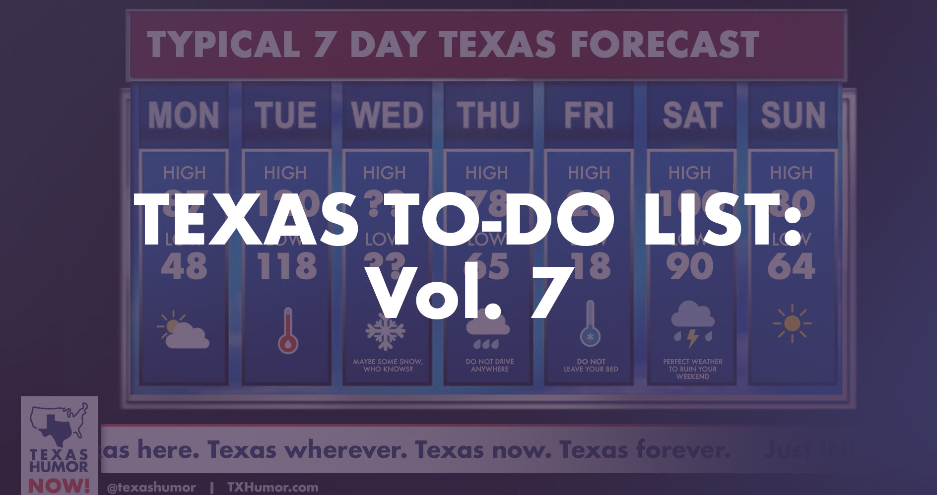 Texas To-Do List: Vol. 7