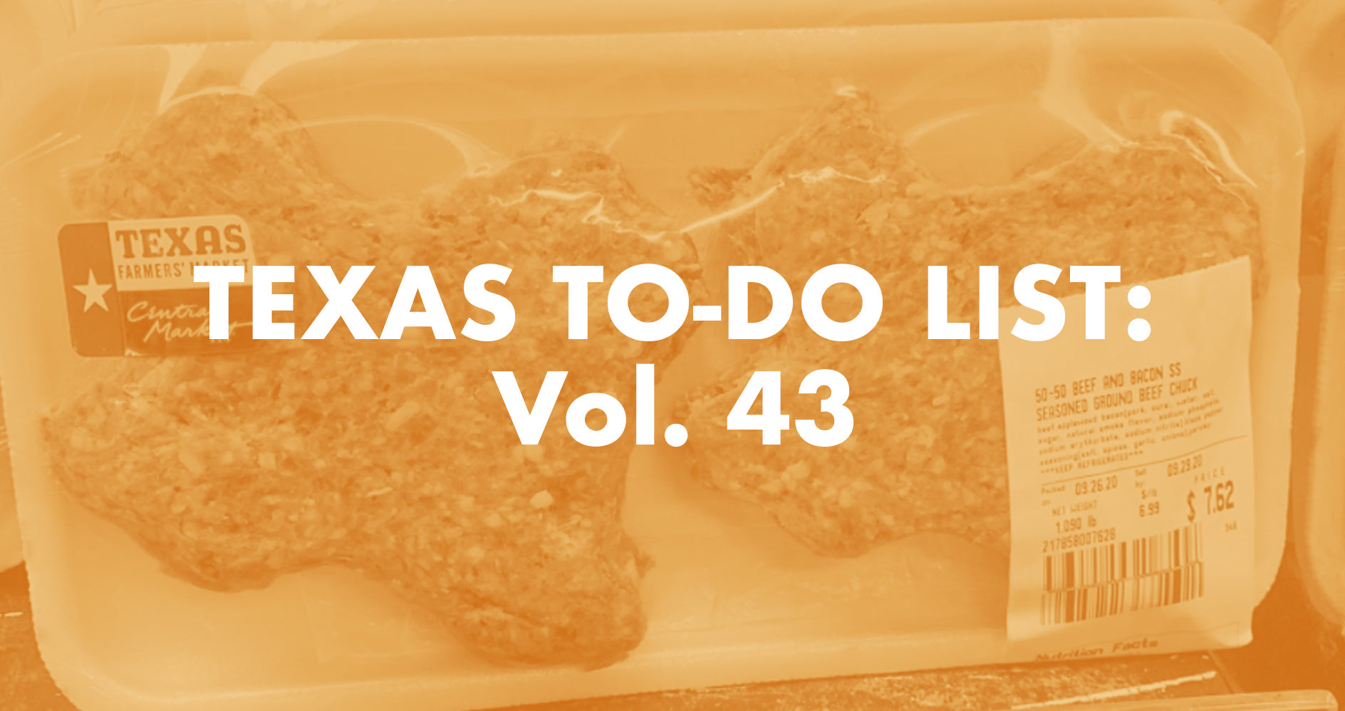 Texas To-Do List: Vol. 43
