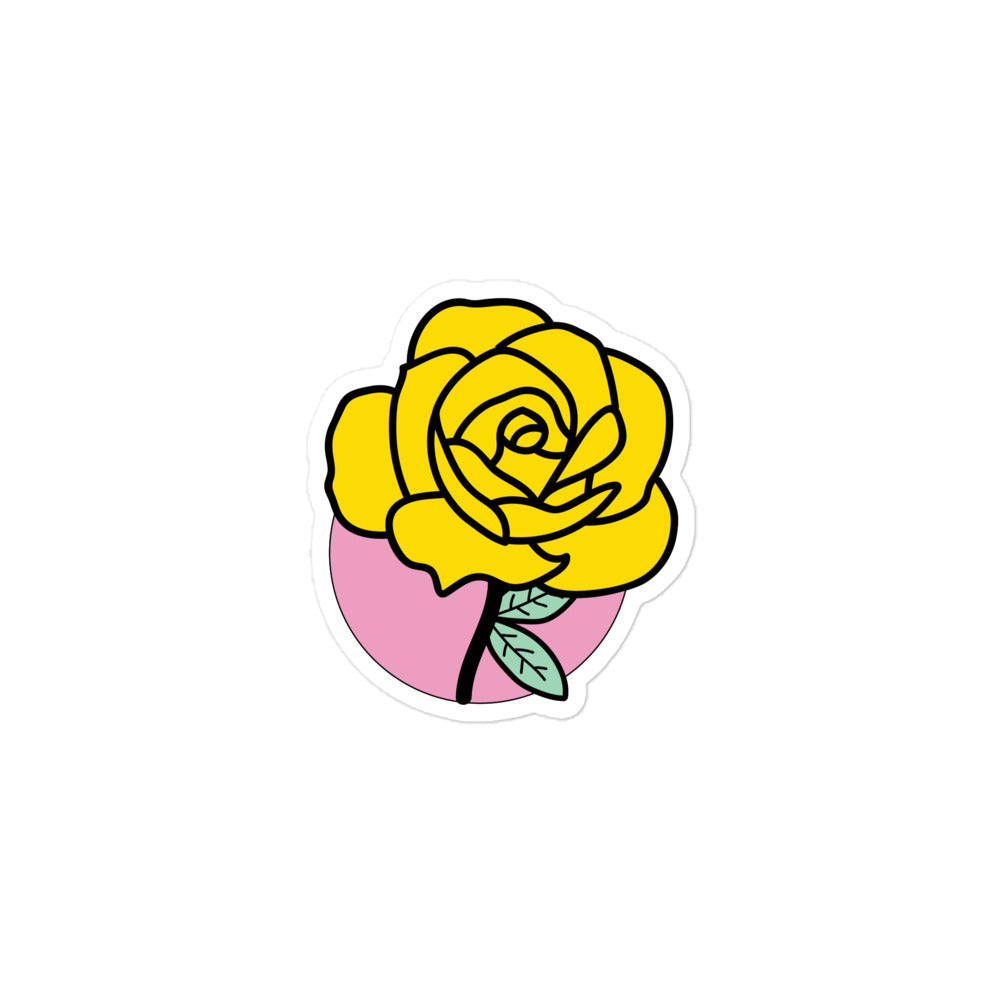 Texas Rose Sticker