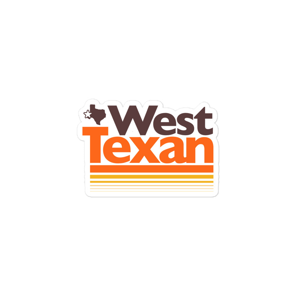 West Texan Sticker