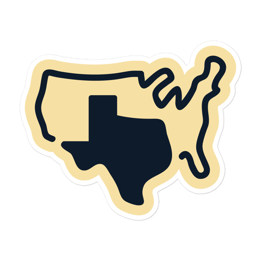 Tan Grand Texas Sticker