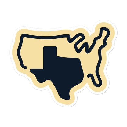 Tan Grand Texas Sticker