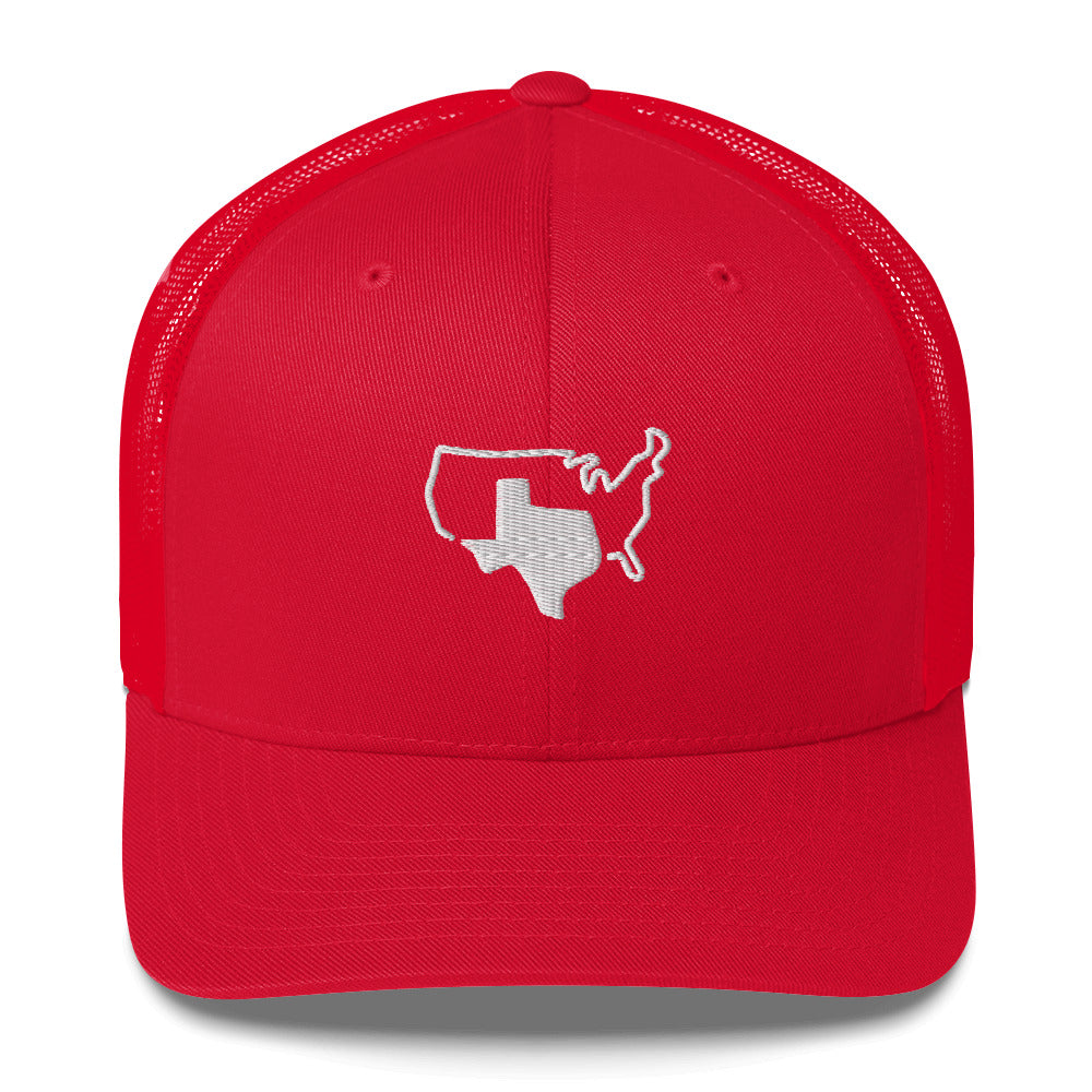 Grand Texas Trucker Hat in Red