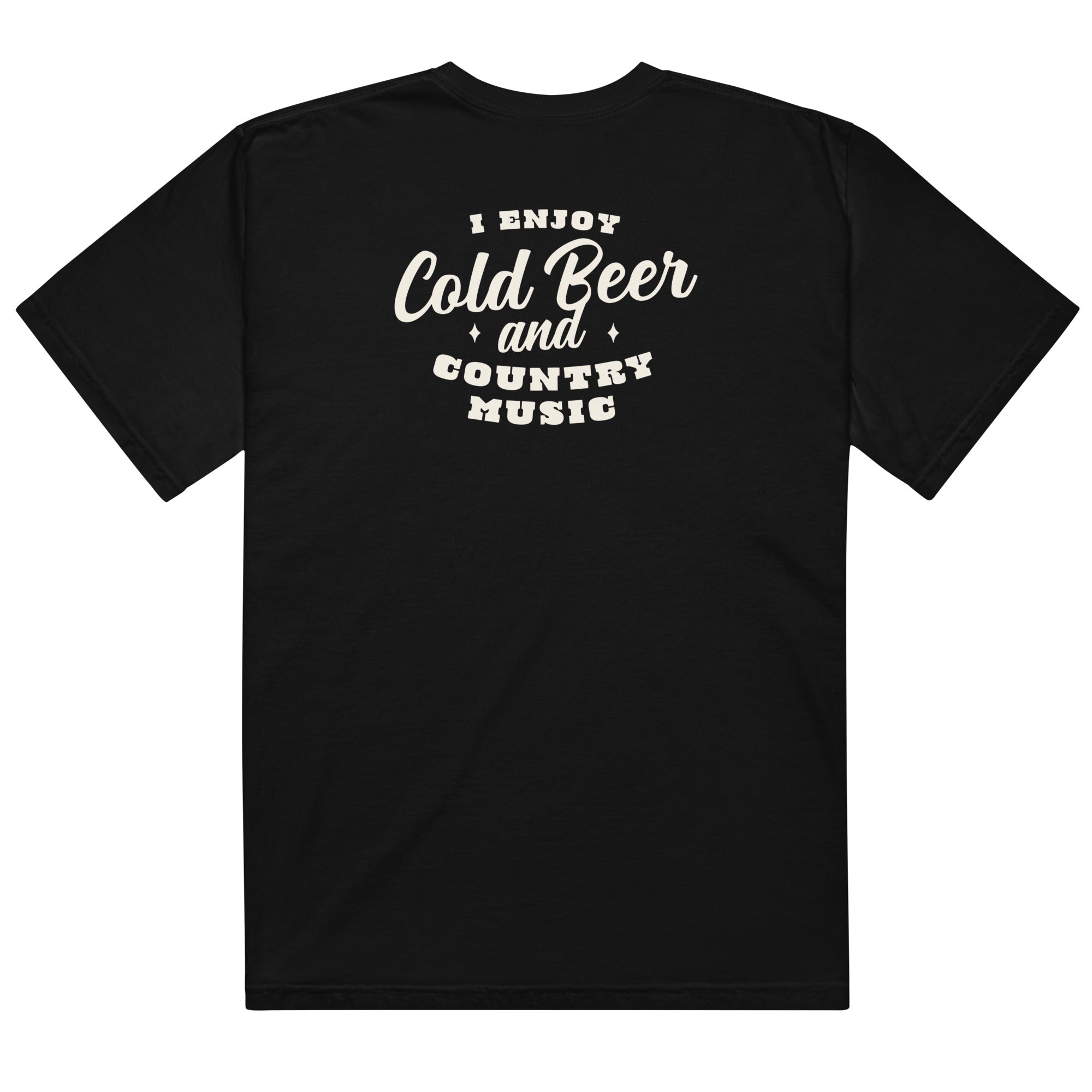 Cold Beer & Country Comfort Color T-shirt – Texas Humor