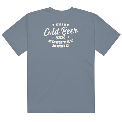 Cold Beer &amp; Country Comfort Color T-shirt